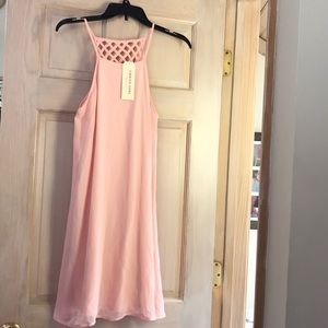 BNWT Urban Girl pink halter dress